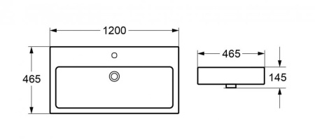 Металлический двухъярусный сварной каркас под раковину CEZARES CADRO-120/46/73-2C-PIA-MET-ST