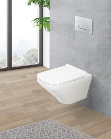 Чаша подвесного унитаза BelBagno SELA BB3201CHR Чаша подвесного унитаза BelBagno SELA BB3201CHR