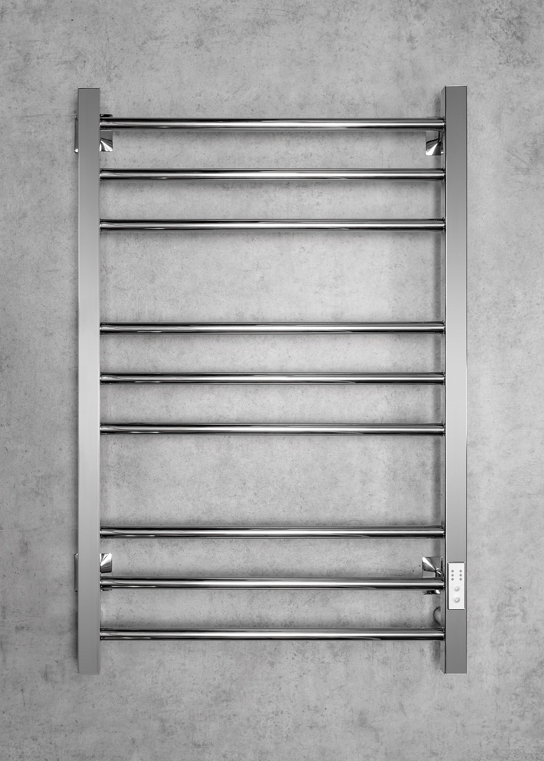 Полотенцесушитель электрический Chromix Berne 50x80 П9 Cr с сухим теном универсальное подключение