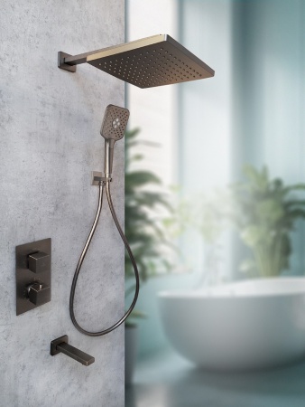 Душевая система с термостатом AltroBagno Lamberto 040411 GrMt