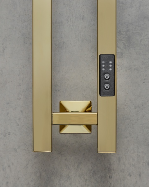 Полотенцесушитель электрический Chromix Pure 10x120 П3 GI с сухим тэном с крючками Полотенцесушитель электрический Chromix Pure 10x120 П3 GI с сухим тэном с крючками