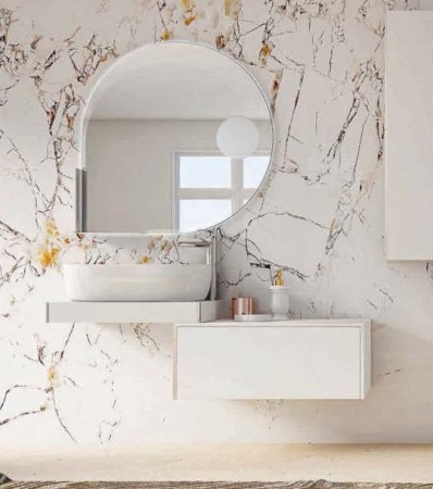 Зеркало с увеличительным зеркалом и со встроенной LED подсветкой Cezares 45012