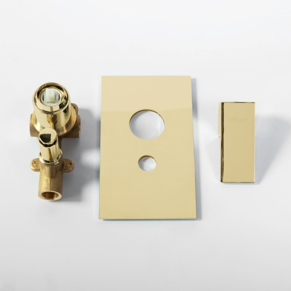 Встраиваемый однорычажный смеситель для душа с переключателем на 2 выхода Cezares UNIKA-VDIM-03/24 Встраиваемый однорычажный смеситель для душа с переключателем на 2 выхода Cezares UNIKA-VDIM-03/24