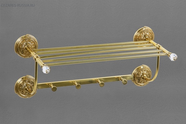 Полотенцедержатель с крючками подвесной, 58,5х27 см ART&MAX AM-2032-Br-C Полотенцедержатель с крючками подвесной, 58,5х27 см ART&MAX AM-2032-Br-C