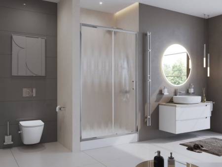 Душевая дверь BelBagno UNO-195-BF-1-140-CH-CR Душевая дверь BelBagno UNO-195-BF-1-140-CH-CR