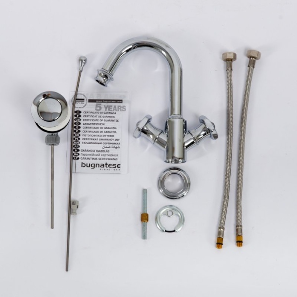 Смеситель для раковины с донным клапаном Cezares APHRODITE-LS2-03/24-S1