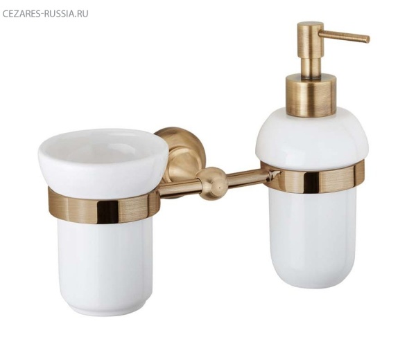 Стакан и диспенсер подвесные Cezares APHRODITE-TDTS-03/24