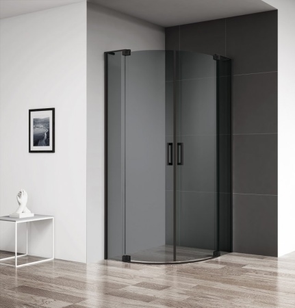 Душевой уголок CEZARES SLIDER-R-2-80/90-GRIGIO-NERO Душевой уголок CEZARES SLIDER-R-2-80/90-GRIGIO-NERO