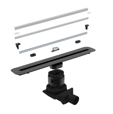 Линейный трап Confluo Slim Line 300,ультратонкая модель с дизайн-вставкой Slim Cezares 13100030