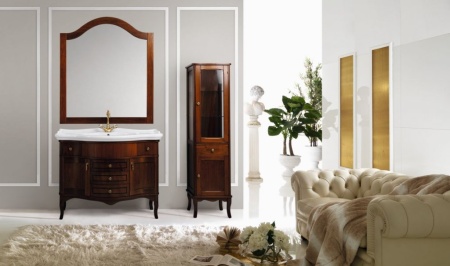 Колонна с двумя распашными дверцами и одним выдвижным ящиком Cezares MILADY.COLO.BLO.DX