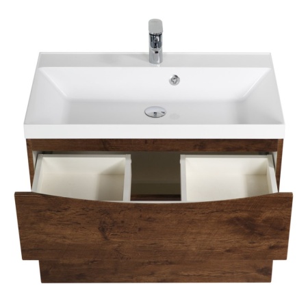Раковина из литьевого мрамора, 800x450x150 BelBagno BB800/450-LV-MR-PR