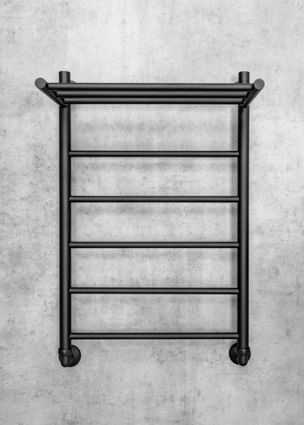 Полотенцесушитель водяной Chromix Nim 50x80 П5 MB с верхней полкой Полотенцесушитель водяной Chromix Nim 50x80 П5 MB с верхней полкой