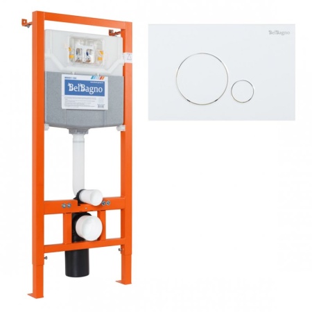 Кнопка смыва BelBagno SFERA BB016-SR-CHROME.M, цвет-хром матовый