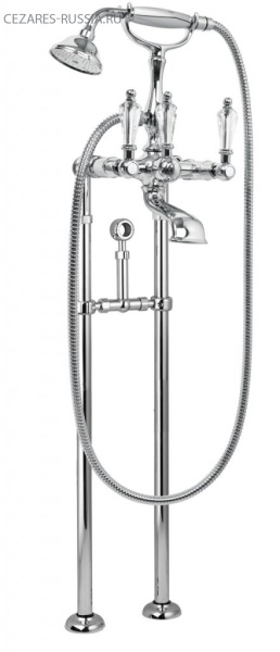 Напольный смеситель для ванны с ручным душем Cezares DIAMOND-VDPS-03/24-Sw-N Напольный смеситель для ванны с ручным душем Cezares DIAMOND-VDPS-03/24-Sw-N