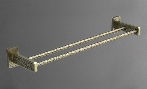 Полотенцедержатель двойной подвесной 60 см ART&MAX AM-4848AQ Полотенцедержатель двойной подвесной 60 см ART&MAX AM-4848AQ