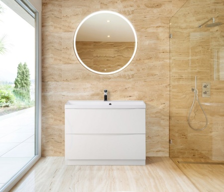Раковина из литьевого мрамора, 800x450x150 BelBagno BB800/450-LV-MR-PR