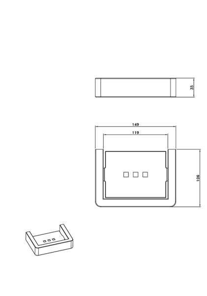 Мыльница AltroBagno Aperto 080706 Cr