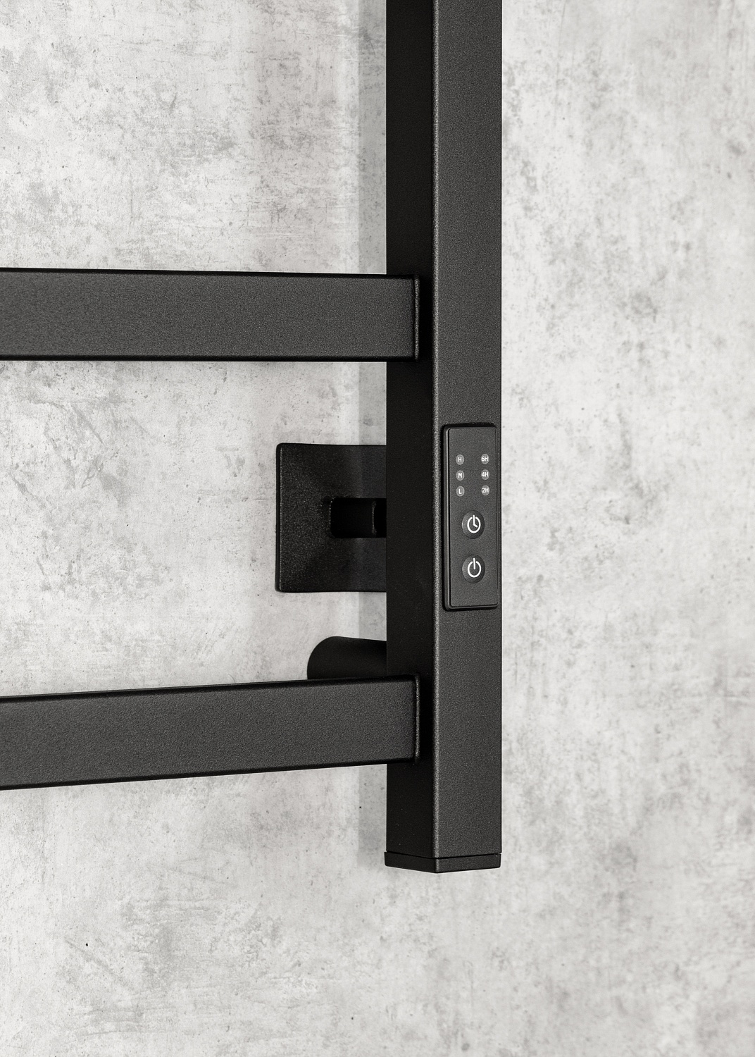 Полотенцесушитель электрический Chromix Porto 50x80 П6 MB с сухим теном с крючками универсальное под Полотенцесушитель электрический Chromix Porto 50x80 П6 MB с сухим теном с крючками универсальное под