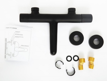 Смеситель для ванны и душа BelBagno UNO UNO-VASM-NERO Смеситель для ванны и душа BelBagno UNO UNO-VASM-NERO