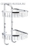 Полка угловая 2-х ярусная подвесная 180х180х410 мм ART&MAX AM-G-8962-Do