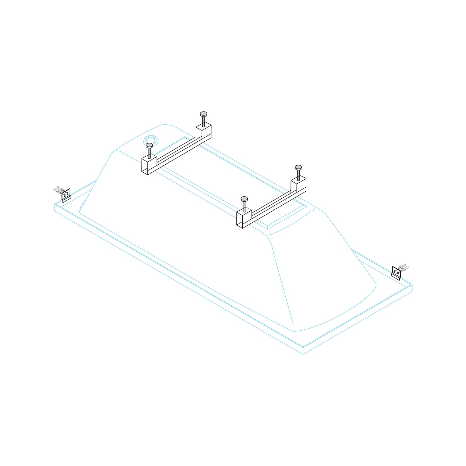Металлический каркас CEZARES METAURO-Central-MF Металлический каркас CEZARES METAURO-Central-MF