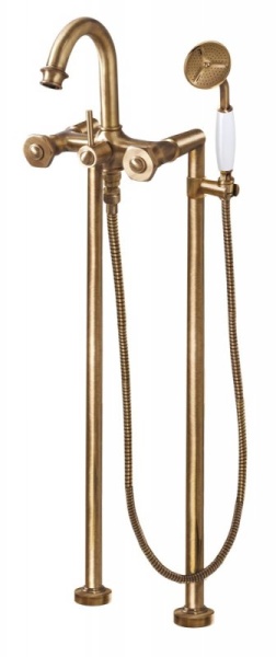Напольный смеситель для ванны с ручным душем Cezares APHRODITE-VDP-03/24-S1 Напольный смеситель для ванны с ручным душем Cezares APHRODITE-VDP-03/24-S1