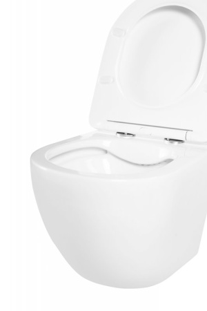 Унитаз подвесной безободковый с сиденьем BelBagno UNO BB3105CHR/SC Унитаз подвесной безободковый с сиденьем BelBagno UNO BB3105CHR/SC