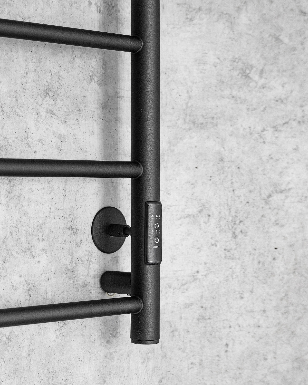 Полотенцесушитель электрический Chromix Bazel 50x80 П5 MB с полкой