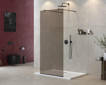 Душевая перегородка CEZARES LIBERTA-L-2-110-BR-NERO