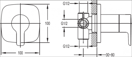 Встраиваемый трехпозиционный переключатель CEZARES TESORO-F-DEV3-01 Встраиваемый трехпозиционный переключатель CEZARES TESORO-F-DEV3-01