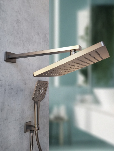 Душевая система с термостатом AltroBagno Lamberto 040411 GrMt