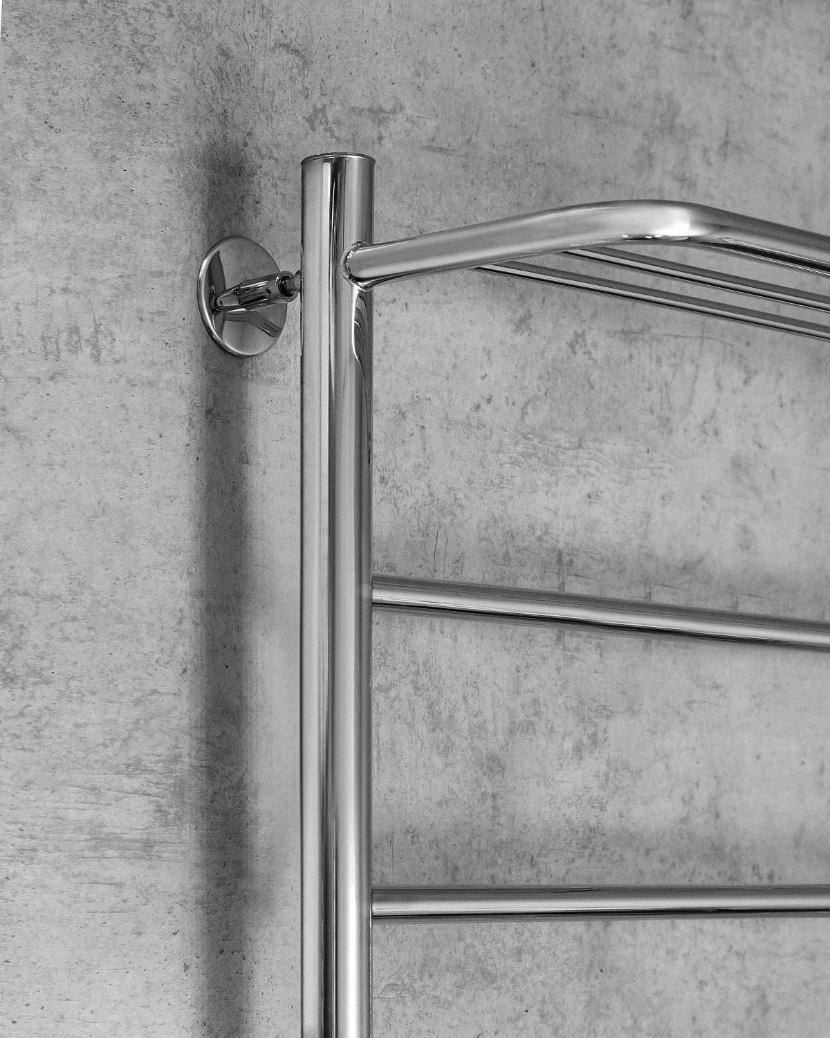 Полотенцесушитель электрический Chromix Bazel 50x80 П5 Cr с полкой