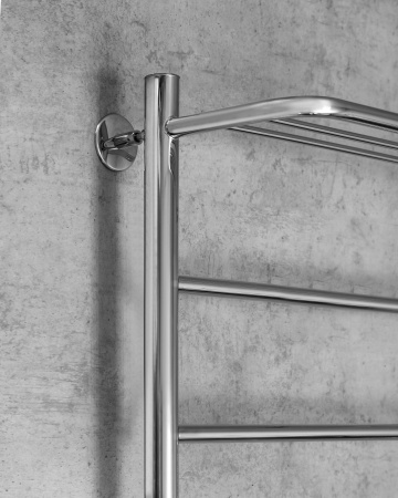 Полотенцесушитель электрический Chromix Bazel 50x80 П5 Cr с полкой