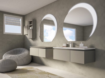 Подвесной шкафчик с двумя выдвижными ящиками, 100х45х32 Cezares 54406