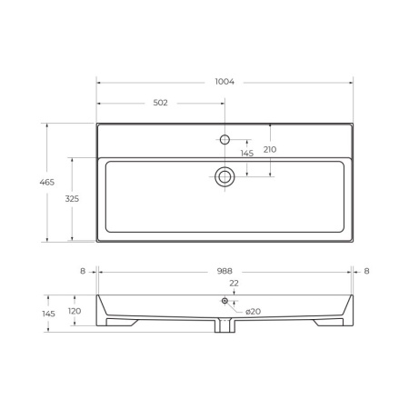 Шкаф подвесной CEZARES MOLVENO-1600-2A-SC-BET