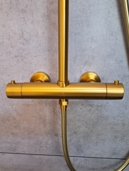 Душевая система с термостатом AltroBagno Metropoli 030425 OrSp