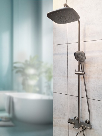 Душевая система с термостатом AltroBagno Lamberto 030426 GrMt