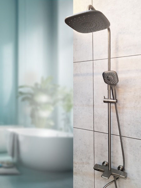 Душевая система с термостатом AltroBagno Lamberto 030426 GrMt