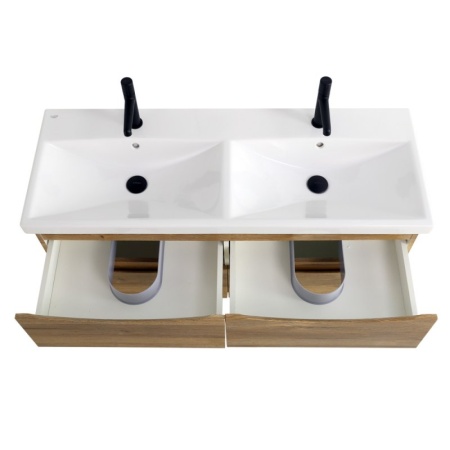Раковина керамическая двойная 1200x450 BelBagno BB-0325-120-2-LVB