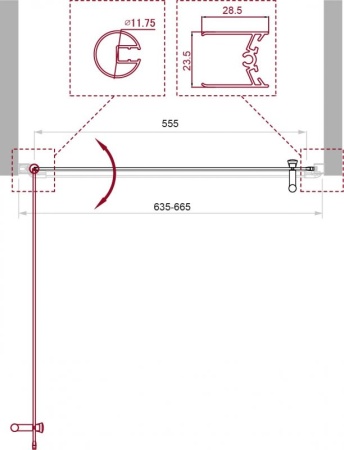 Душевая дверь в нишу BELBAGNO UNO-B-1 UNO-B-1-60-C-Cr Душевая дверь в нишу BELBAGNO UNO-B-1 UNO-B-1-60-C-Cr