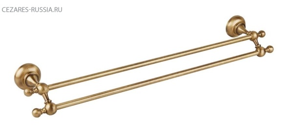 Полотенцедержатель двойной, золото, Swarovski Cezares APHRODITE-TD07-03/24-Sw Полотенцедержатель двойной, золото, Swarovski Cezares APHRODITE-TD07-03/24-Sw