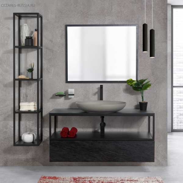 Вставка в дно металлического каркаса под раковину CEZARES CADRO-90-MENS-NERO Вставка в дно металлического каркаса под раковину CEZARES CADRO-90-MENS-NERO