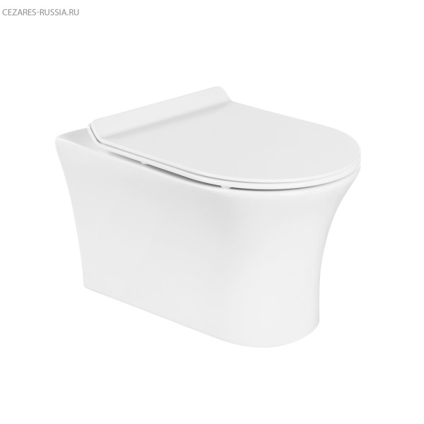 Унитаз подвесной безободковый с креплением BelBagno BB1224CHR-SM Унитаз подвесной безободковый с креплением BelBagno BB1224CHR-SM