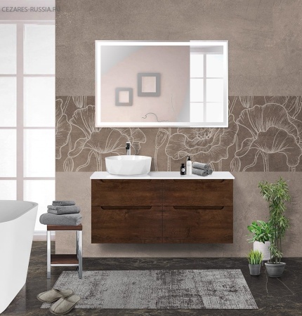 База под раковину подвесная BelBagno ETNA-H60-600-2C-SO-RW-P Rovere Moro