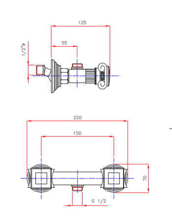 Смеситель для душа CEZARES OLIMP-DS OLIMP-DS-02-O Смеситель для душа CEZARES OLIMP-DS OLIMP-DS-02-O