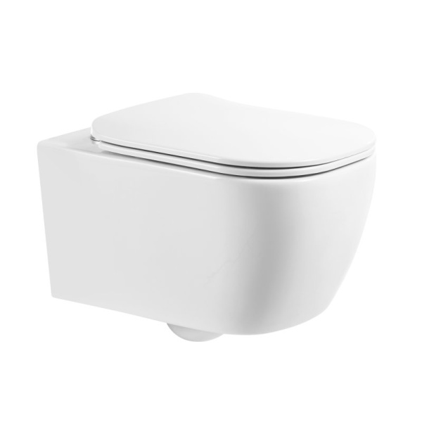 Унитаз подвесной с сиденьем BelBagno GENOVA + Система инсталляции для унитазов с кнопкой смыва BB014 Унитаз подвесной с сиденьем BelBagno GENOVA + Система инсталляции для унитазов с кнопкой смыва BB014