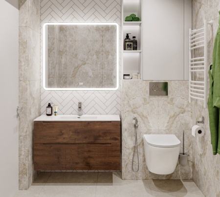 Столешница из керамогранита BelBagno KEP-90-MNO Marmo Nero Opaco