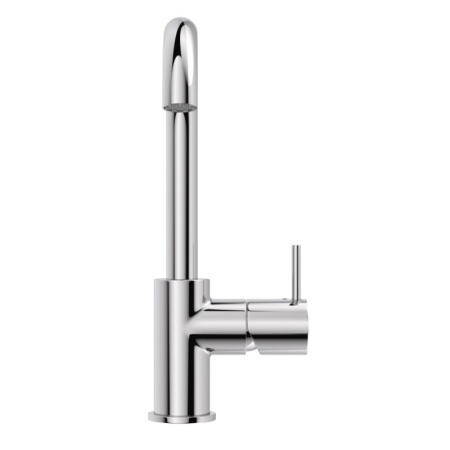 Смеситель для раковины однорычажный c тонкой ручкой, с донным клапаном Cezares LEAF-LSM-A-L-BIO