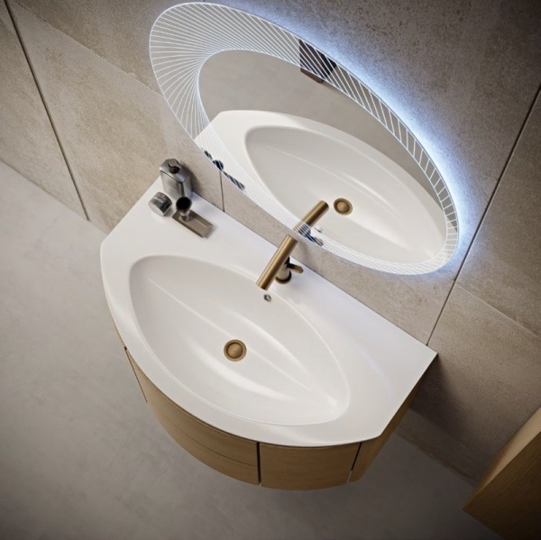 Настенное зеркало с LED подсветкой Cezares 45053