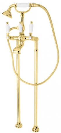 Напольный смеситель для ванны с ручным душем Cezares FIRST-VDP-01-Bi